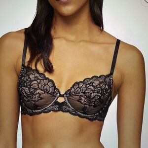 Calvin Klein Seductive Comfort Lace Unlined Full Coverage Bra QF1741, 42C